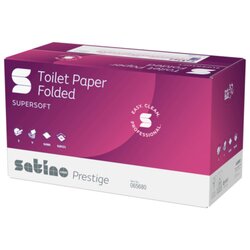 Satino by WEPA 065680 Toilettenpapier Prestige gefaltet 30x300Bl.