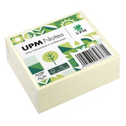 UPM Notes 5654-01PG-3 Haftnotiz 75x75mm 100Bl. ge 3St.