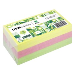 UPM Notes 5855-21PG-6 Haftnotiz Brillant 125x75mm 100Bl. sort. 6St.