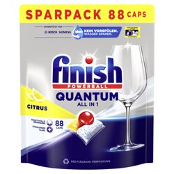 FINISH 3249526 Spülmaschinentabs Quantum All in 1 Citrus 88St