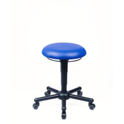 meychair 10023 Hocker XXL A19-TR-KL-XXL Rollen bl