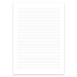 Staufen Notenheft Style DIN A4 liniert Lineatur 3