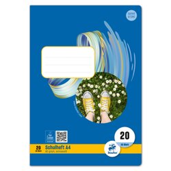 Staufen 040416020 Schulheft Style Lin20 A4 16Bl 80g blanko