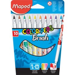 Maped 848010 Pinselfilzstift Color Peps Brush sort. 10St.