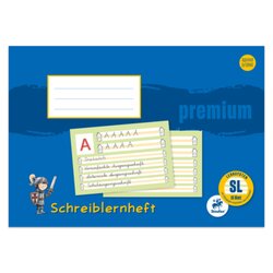 Staufen 734500901 Schreiblernheft Premium LinSL A4quer 16Bl 80g lin