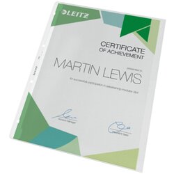 Leitz Prospekthülle DIN A4 130 µm 100 St./Pack.