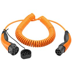LAPP 5555936025 Ladekabel Spiral Typ2 11kW 5m orange