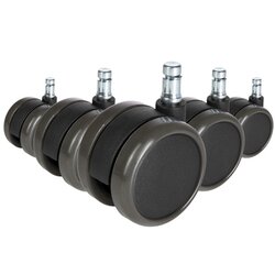 hjh OFFICE 619027 Stuhlrolle ROLO FREE Hartboden 11x65mm 5St.
