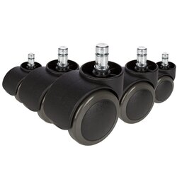 hjh OFFICE 619000 Stuhlrolle ROLO Hartboden 10x50mm 5St.