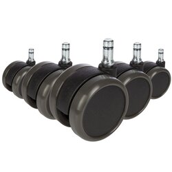 hjh OFFICE 619009 Stuhlrolle ROLO Hartboden 10x65mm 5St.