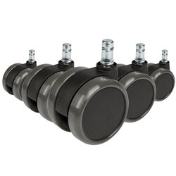 hjh OFFICE 619010 Stuhlrolle ROLO Hartboden 11x65mm 5St.