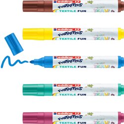 edding Textilmarker 17 FUNTASTICS 5 St./Pack.