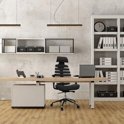 hjh OFFICE Bürodrehstuhl ERGO LINE II PRO mit Kopfstütze