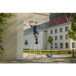 Hailo Multifunktionsleiter M80 max. Arbeitshöhe 5,7 m