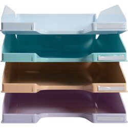 Exacompta 113296SETD Briefablage COMBO MIDI aquarel sort 4St