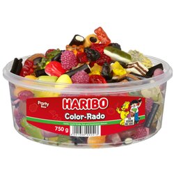 HARIBO 10051402 Fruchtgummi Color-Rado 750g 