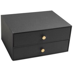 Exacompta 30601E Schubladenbox Office by me 2Schübe A4 Maxi sw