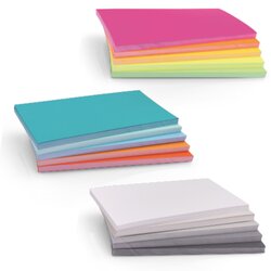 magnetoplan® 117501502 Moderationskarte Set II 200x100mm sort. 3x250St.