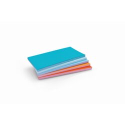 magnetoplan® 112501550 Moderationskarte Sea 200x100mm sort. 250St.