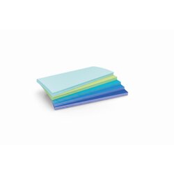 magnetoplan® 112501530 Moderationskarte Sea 200x100mm sort. 250St.