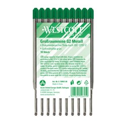 Westcott E-730921 00 Kugelschreibermine G2 1,2mm gn 10St