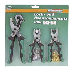 BRÜDER MANNESMANN M10993 Loch-/Ösenzange Set 