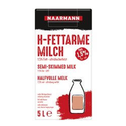 NAARMANN 532 H-Milch 1.5Prozent Bag in Box 5l