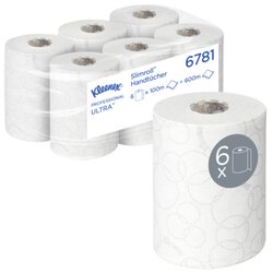 Kleenex® 6781 Handtuchrolle ULTRA Slimroll weiß 6 St./Pack.