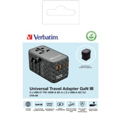 Verbatim Reisenetzteil GaN III UTA-06 100 W