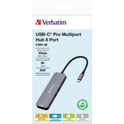Verbatim USB-Hub CMH-08 85 W