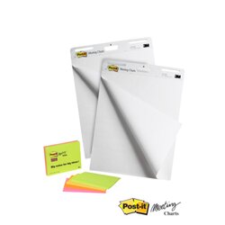 Post-it® 559+1MN Flipchartblock Super Sticky  Promo 2xHaftnotiz