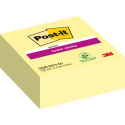 Post-it® 2028-SCY Haftnotizwürfel Super Sticky 76x76mm ge