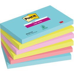 Post-it® 655-6SS-COS Haftnotiz Super Sticky Notes 127x76mm 6St