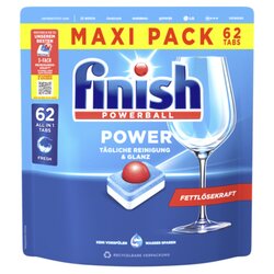 FINISH 3283901 Spülmaschinentabs Power All in 1 Regular 62St.