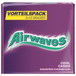 AIRWAVES® 380355 Kaugummi Cool Cassis 3x10St. 