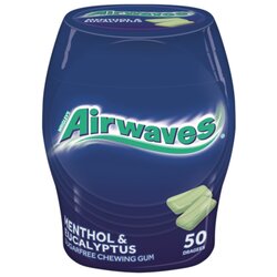 AIRWAVES® 423764 Kaugummi Menthol & Eukalyptus 50St.