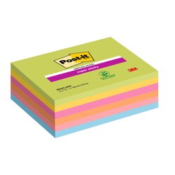 Post-it® 8645-6SS-EU Haftnotiz Super Sticky  203x152mm sort. 6x45Bl.