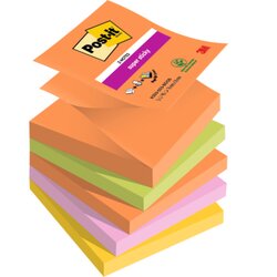 Post-it® R330-5SS-BOOS Haftnotiz Super Sticky 76x76mm 5x90Bl