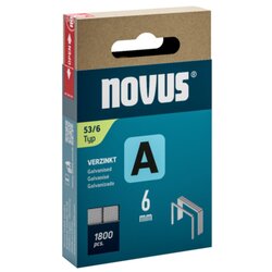 NOVUS 042-0773 Heftklammer A 53/6 verzinkt 1.800St