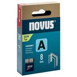 NOVUS 042-0774 Heftklammer A 53/8 verzinkt 1.800St