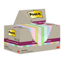 Post-it® 622 RSS12COL Haftnotiz Super Sticky  sort 12St