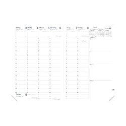 Quo Vadis 02603126MQ Kalendereinlage Minister 16x24cm 2S/1W