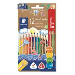 STAEDTLER® 128 NC12P1 Buntstift Noris jumbo sort. 10+2St.