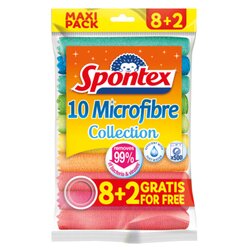 Spontex 19780028 Allzwecktuch Microfibre Collection sort. 10St.