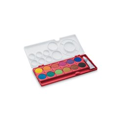 Lamy 1222609 Deckfarbkasten aquaplus 12Farben rot