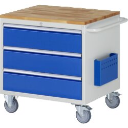 RAU 5XL30AB11 Montagewagen 770x650x795 3xSchub-TA Top 25mm lgr/ebl