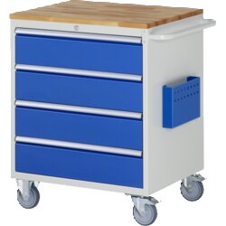 RAU 5XL51AB11 Montagewagen 770x650x975 4xSchub-TA Top 25mm lgr/ebl