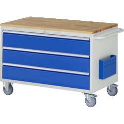 RAU 5XXL30AB11 Montagewagen 1145x650x795 3xSchub-TA Top 25mm lgr/ebl