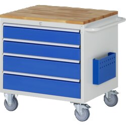 RAU 5XL36AB11 Montagewagen 770x650x795 4xSchub-TA Top 25mm lgr/ebl