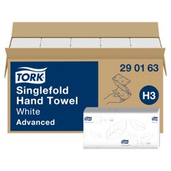 Tork 290163 Papierhandtuch Advanced  Z/Z-Falz 2lagig ws 3.750Bl
